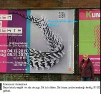 difranci sieraad op een billboard in Aken 2017